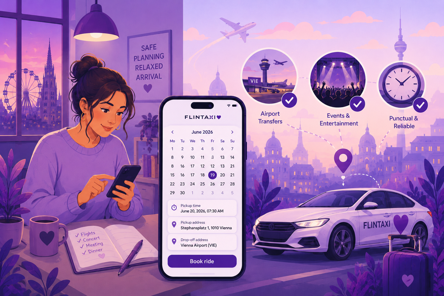 Pre-book with FLINTAXI